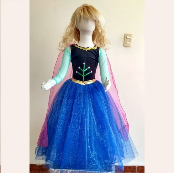 Anna Frozen Largo Manga Larga